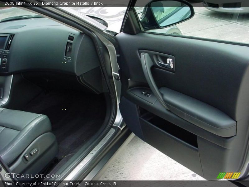 Diamond Graphite Metallic / Brick 2008 Infiniti FX 35