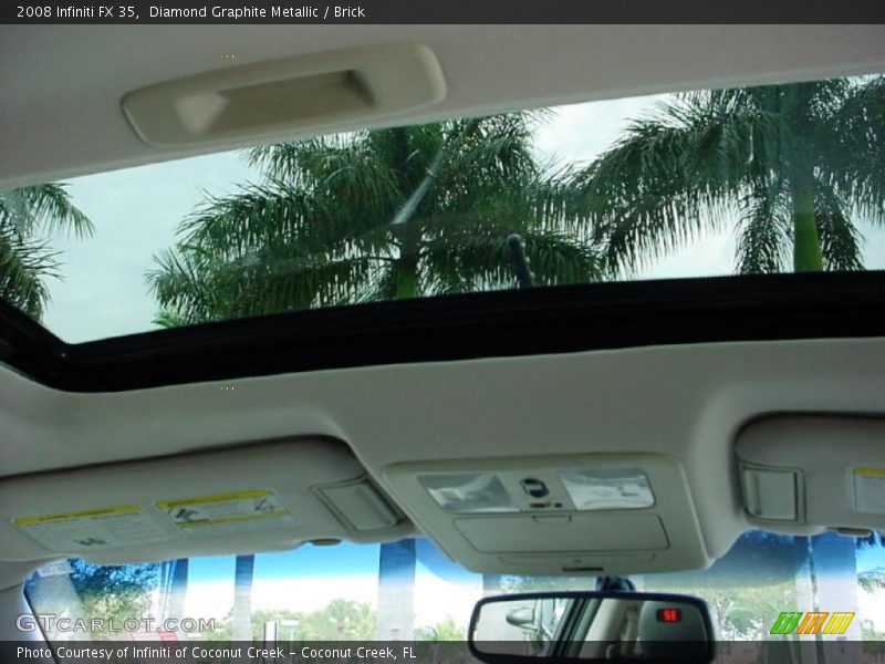 Diamond Graphite Metallic / Brick 2008 Infiniti FX 35