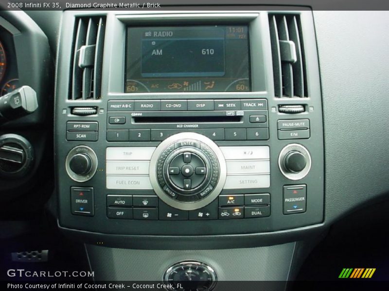 Diamond Graphite Metallic / Brick 2008 Infiniti FX 35