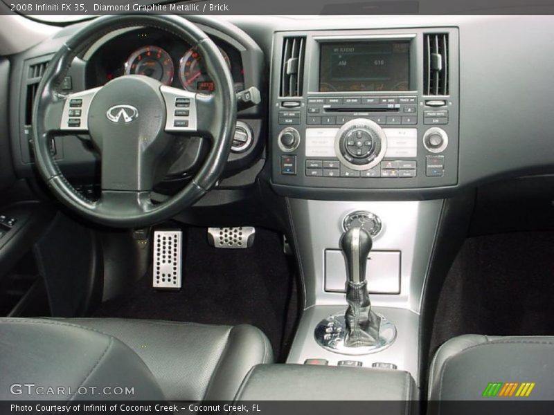 Diamond Graphite Metallic / Brick 2008 Infiniti FX 35