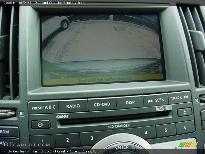 Diamond Graphite Metallic / Brick 2008 Infiniti FX 35