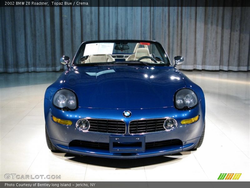 Topaz Blue / Crema 2002 BMW Z8 Roadster