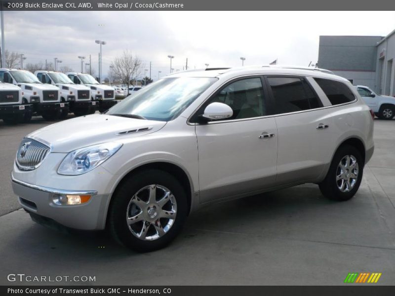White Opal / Cocoa/Cashmere 2009 Buick Enclave CXL AWD