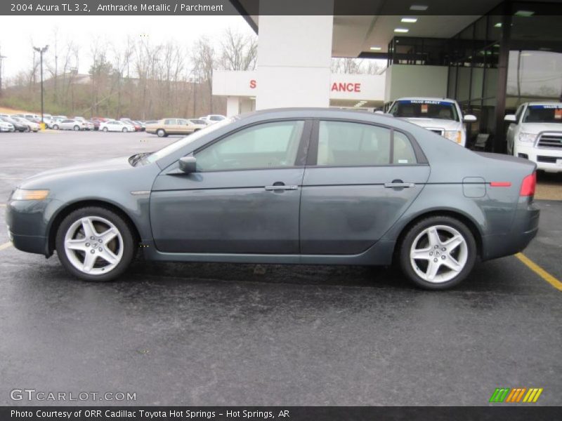 Anthracite Metallic / Parchment 2004 Acura TL 3.2