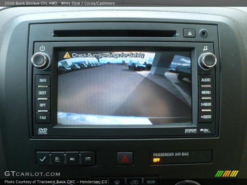 White Opal / Cocoa/Cashmere 2009 Buick Enclave CXL AWD