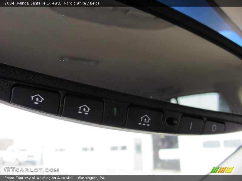 Nordic White / Beige 2004 Hyundai Santa Fe LX 4WD