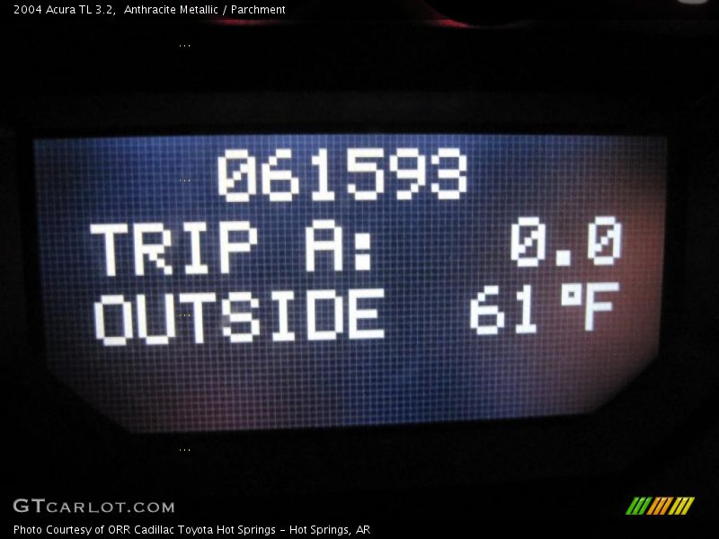 Anthracite Metallic / Parchment 2004 Acura TL 3.2