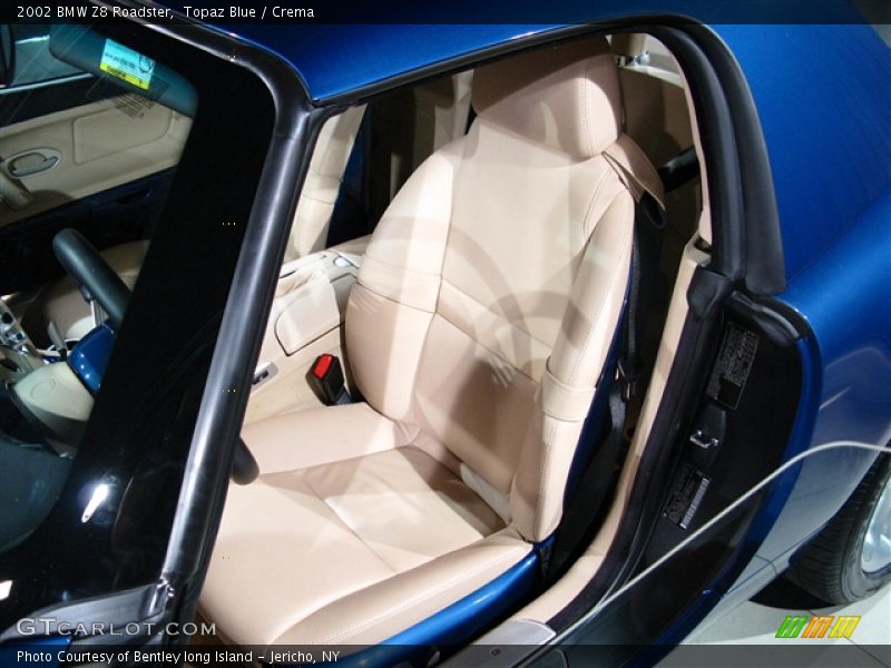 Topaz Blue / Crema 2002 BMW Z8 Roadster
