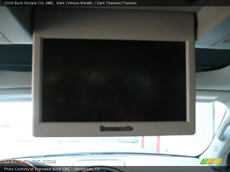 Dark Crimson Metallic / Dark Titanium/Titanium 2009 Buick Enclave CXL AWD