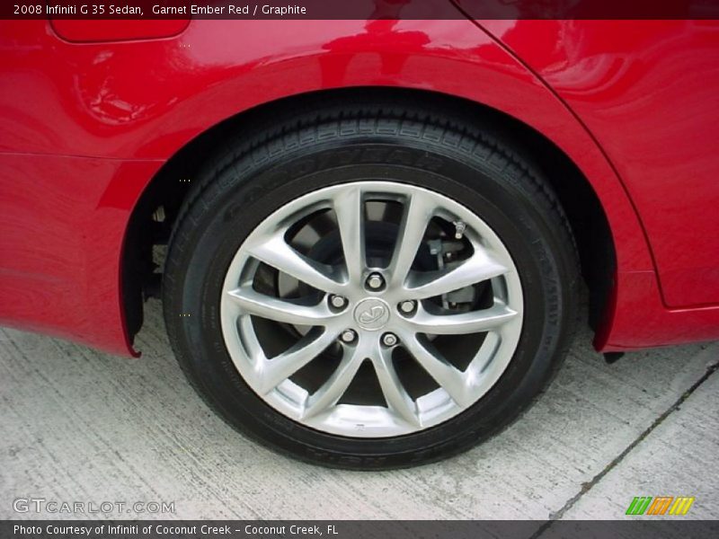 Garnet Ember Red / Graphite 2008 Infiniti G 35 Sedan