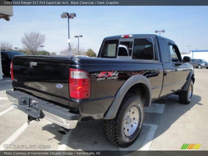 Black Clearcoat / Dark Graphite 2002 Ford Ranger XLT FX4 SuperCab 4x4