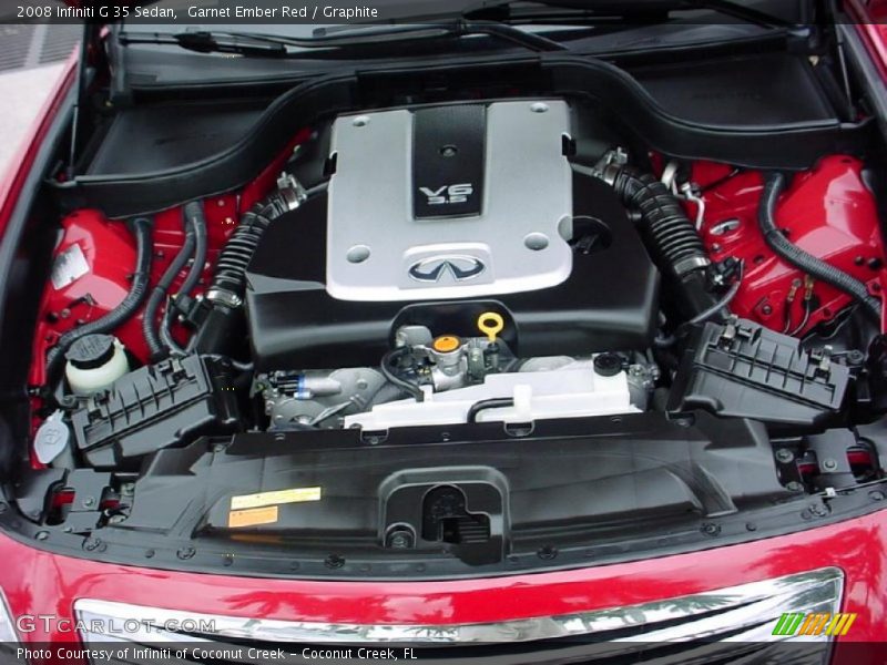 Garnet Ember Red / Graphite 2008 Infiniti G 35 Sedan