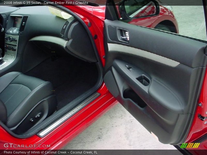 Garnet Ember Red / Graphite 2008 Infiniti G 35 Sedan
