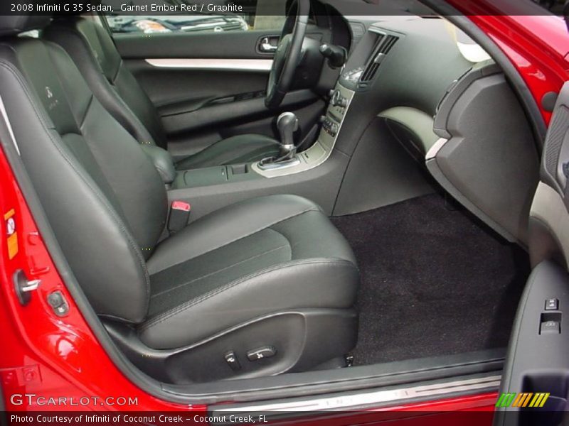 Garnet Ember Red / Graphite 2008 Infiniti G 35 Sedan