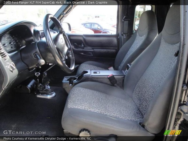 Black Clearcoat / Dark Graphite 2002 Ford Ranger XLT FX4 SuperCab 4x4