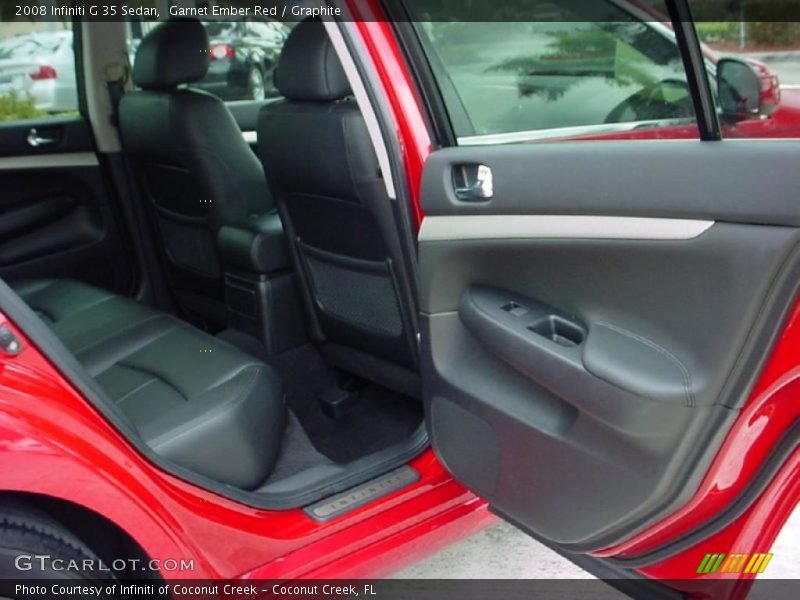 Garnet Ember Red / Graphite 2008 Infiniti G 35 Sedan