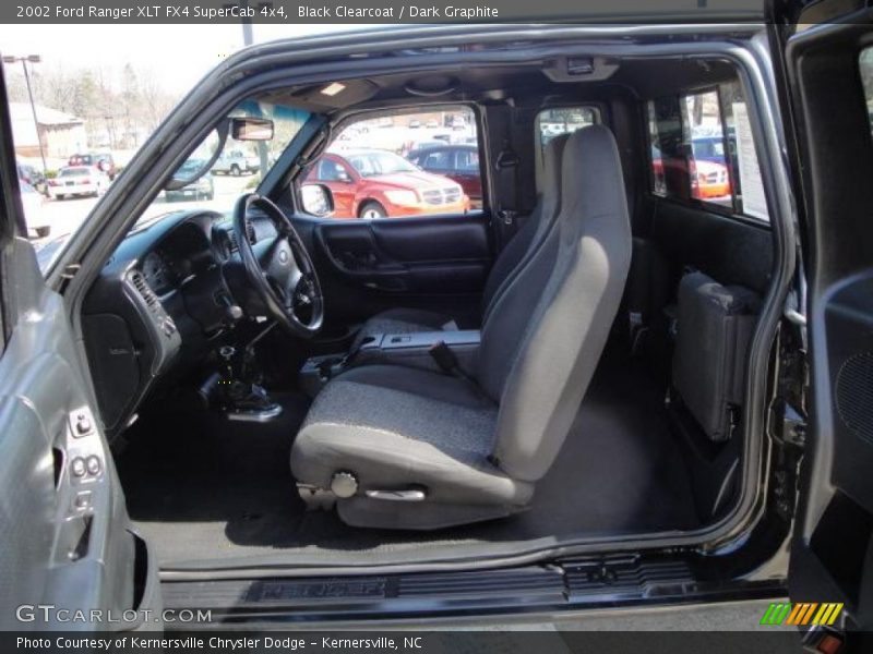 Black Clearcoat / Dark Graphite 2002 Ford Ranger XLT FX4 SuperCab 4x4