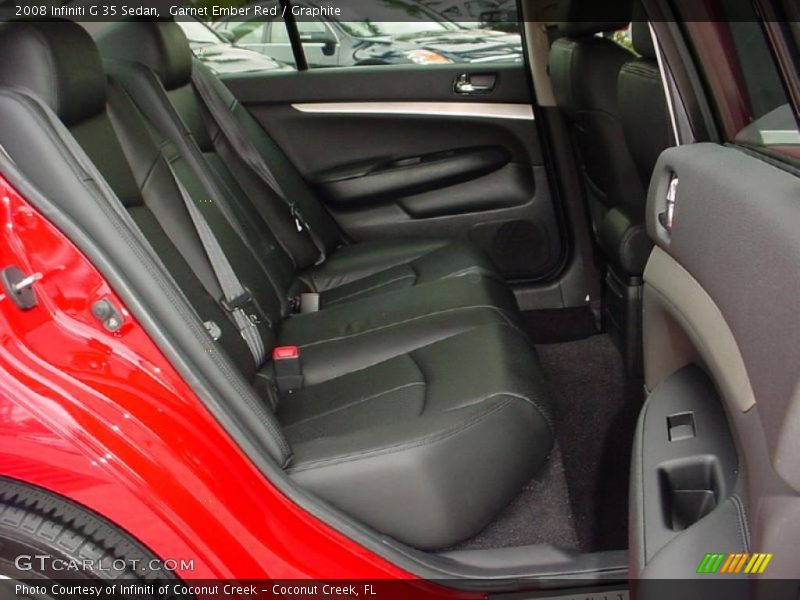Garnet Ember Red / Graphite 2008 Infiniti G 35 Sedan