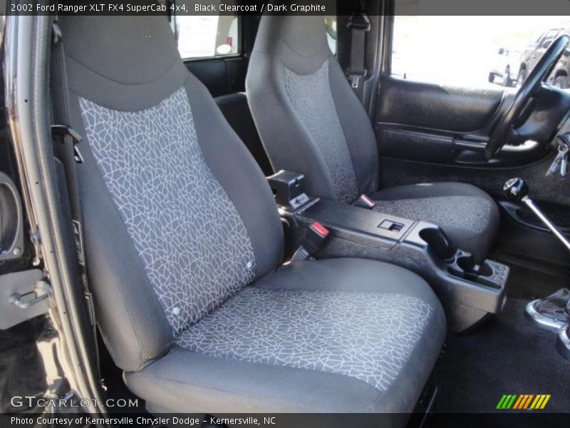 Black Clearcoat / Dark Graphite 2002 Ford Ranger XLT FX4 SuperCab 4x4