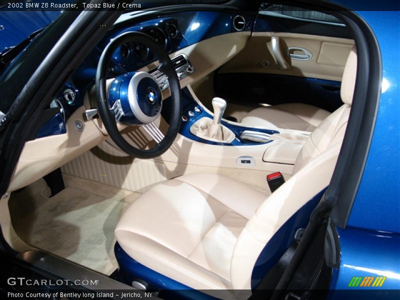Topaz Blue / Crema 2002 BMW Z8 Roadster