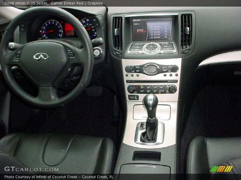 Garnet Ember Red / Graphite 2008 Infiniti G 35 Sedan
