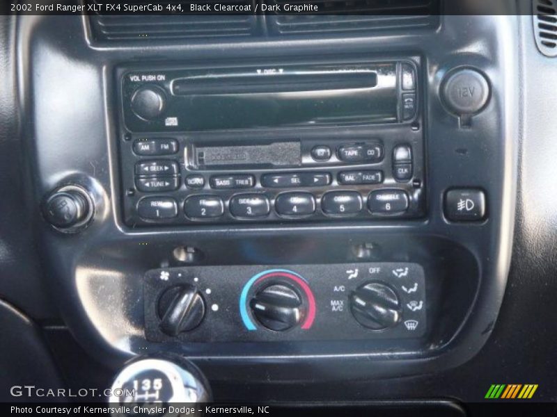 Black Clearcoat / Dark Graphite 2002 Ford Ranger XLT FX4 SuperCab 4x4