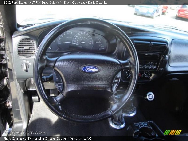 Black Clearcoat / Dark Graphite 2002 Ford Ranger XLT FX4 SuperCab 4x4