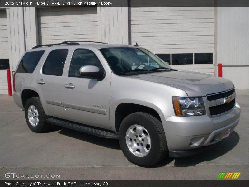 Silver Birch Metallic / Ebony 2009 Chevrolet Tahoe LT 4x4