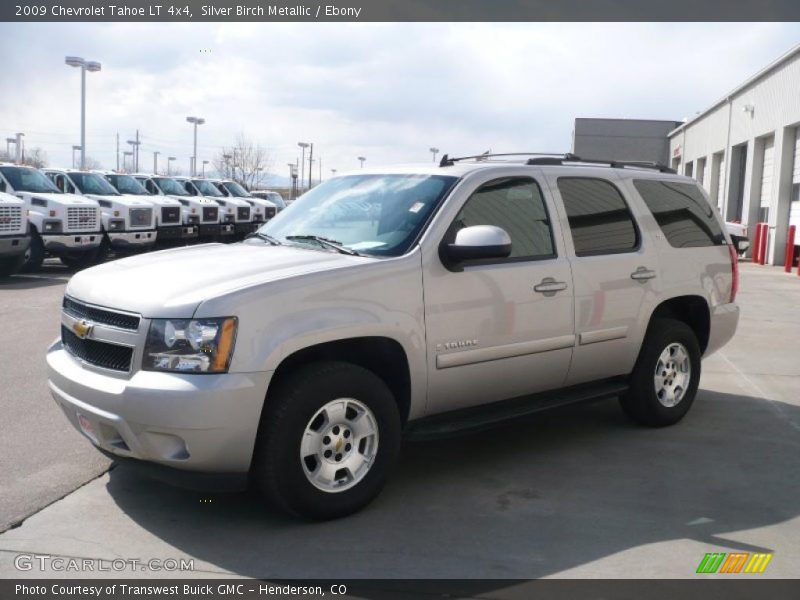 Silver Birch Metallic / Ebony 2009 Chevrolet Tahoe LT 4x4