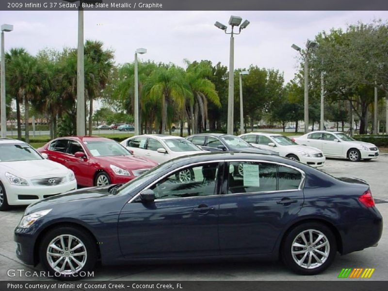 Blue Slate Metallic / Graphite 2009 Infiniti G 37 Sedan