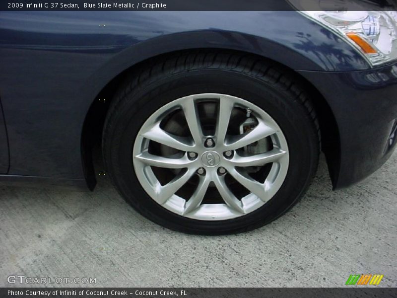 Blue Slate Metallic / Graphite 2009 Infiniti G 37 Sedan