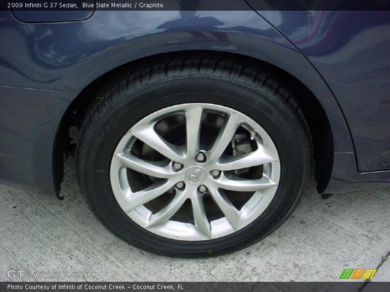 Blue Slate Metallic / Graphite 2009 Infiniti G 37 Sedan