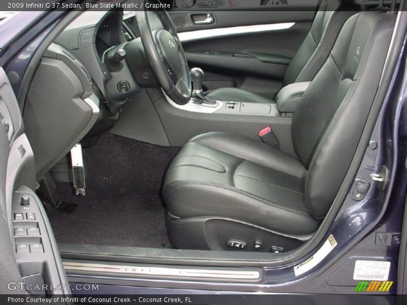Blue Slate Metallic / Graphite 2009 Infiniti G 37 Sedan