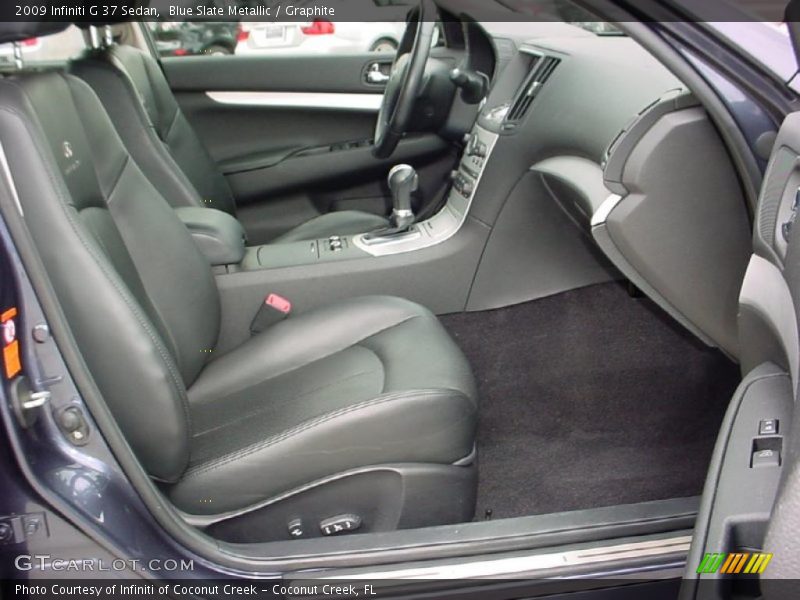 Blue Slate Metallic / Graphite 2009 Infiniti G 37 Sedan