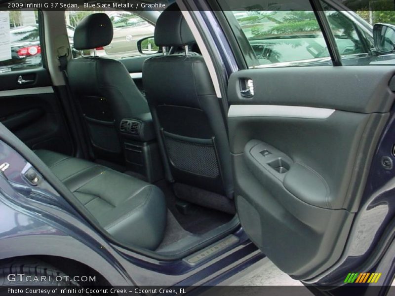 Blue Slate Metallic / Graphite 2009 Infiniti G 37 Sedan