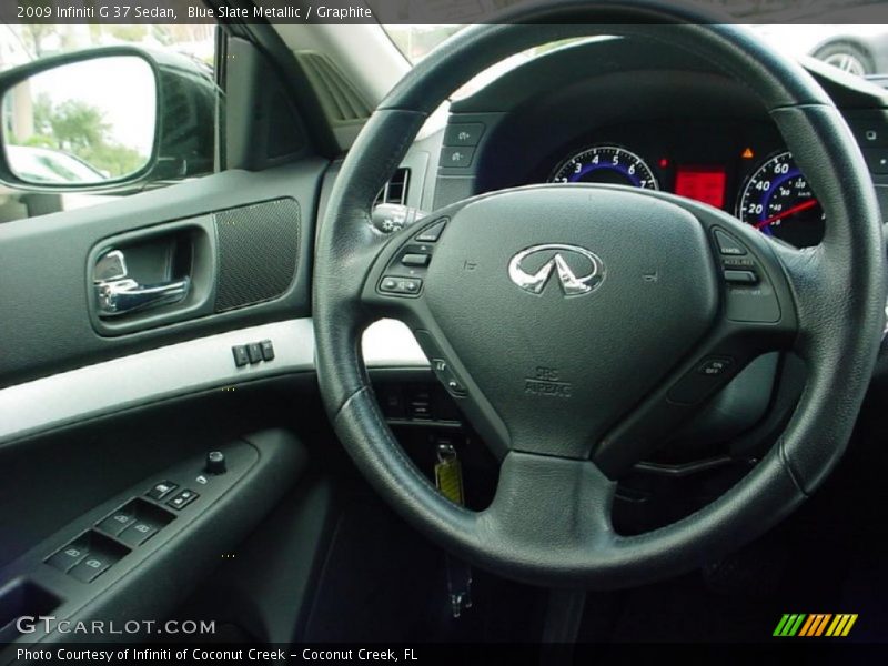 Blue Slate Metallic / Graphite 2009 Infiniti G 37 Sedan