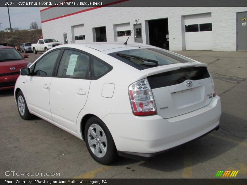 Super White / Bisque Beige 2007 Toyota Prius Hybrid