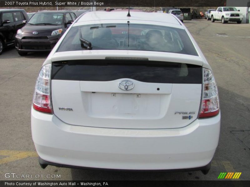 Super White / Bisque Beige 2007 Toyota Prius Hybrid