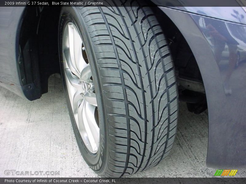 Blue Slate Metallic / Graphite 2009 Infiniti G 37 Sedan