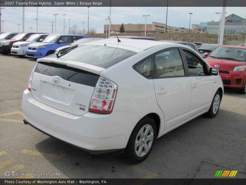 Super White / Bisque Beige 2007 Toyota Prius Hybrid