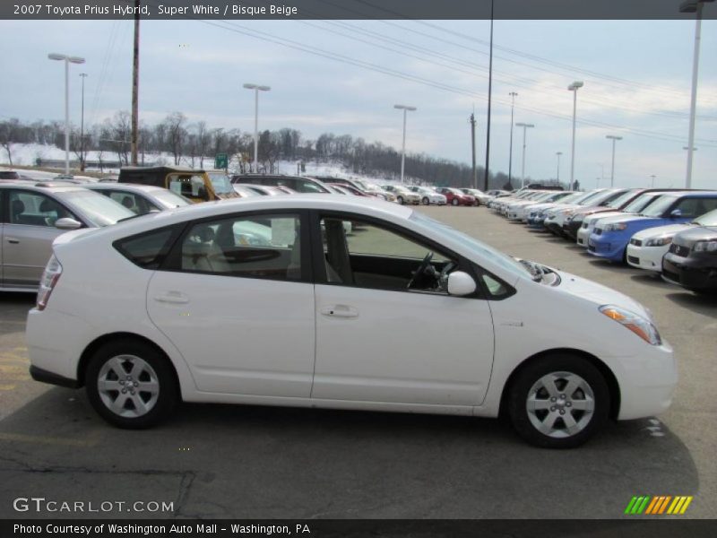 Super White / Bisque Beige 2007 Toyota Prius Hybrid