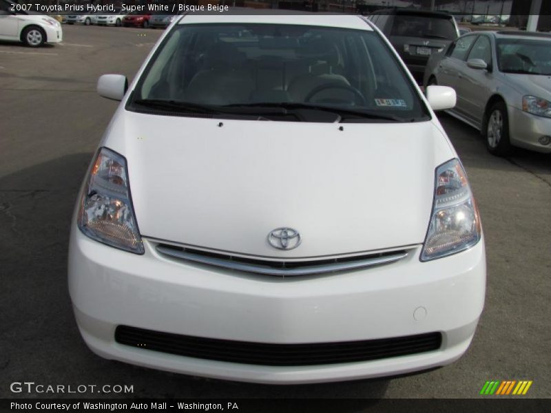 Super White / Bisque Beige 2007 Toyota Prius Hybrid