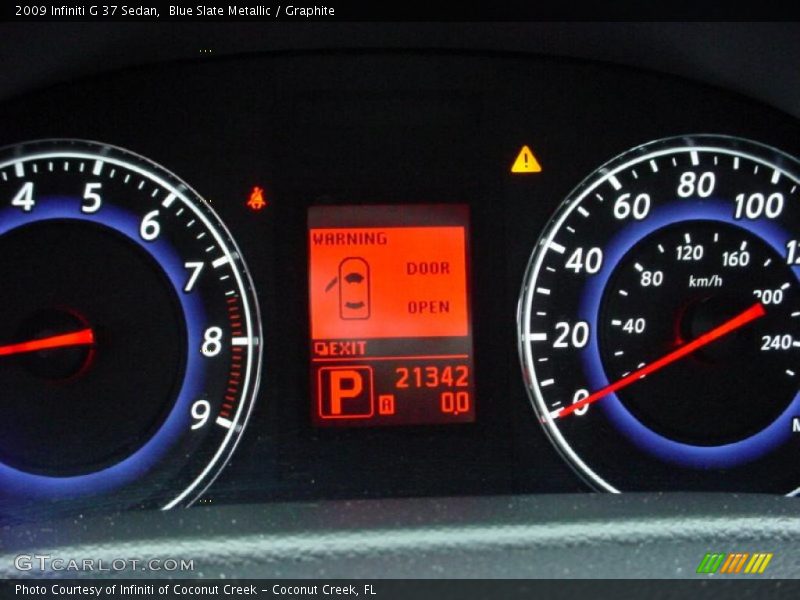 Blue Slate Metallic / Graphite 2009 Infiniti G 37 Sedan