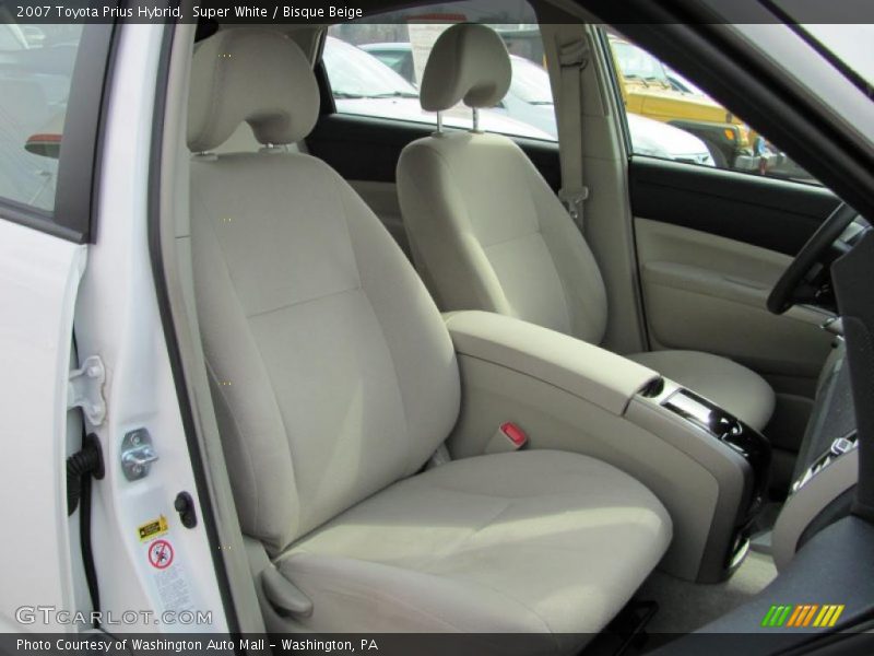 Super White / Bisque Beige 2007 Toyota Prius Hybrid