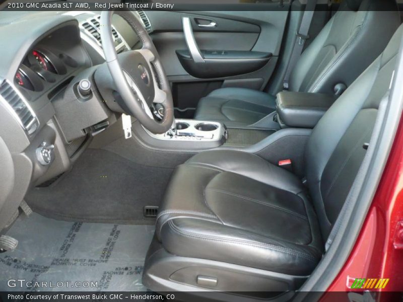 Red Jewel Tintcoat / Ebony 2010 GMC Acadia SLT AWD