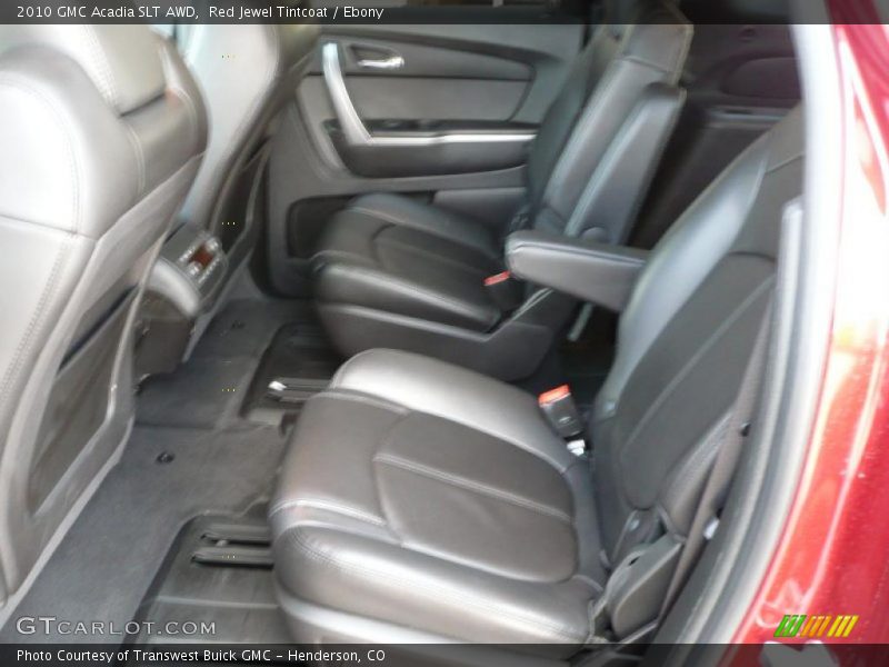 Red Jewel Tintcoat / Ebony 2010 GMC Acadia SLT AWD