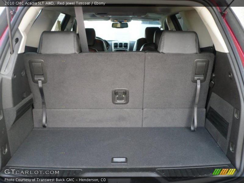 Red Jewel Tintcoat / Ebony 2010 GMC Acadia SLT AWD
