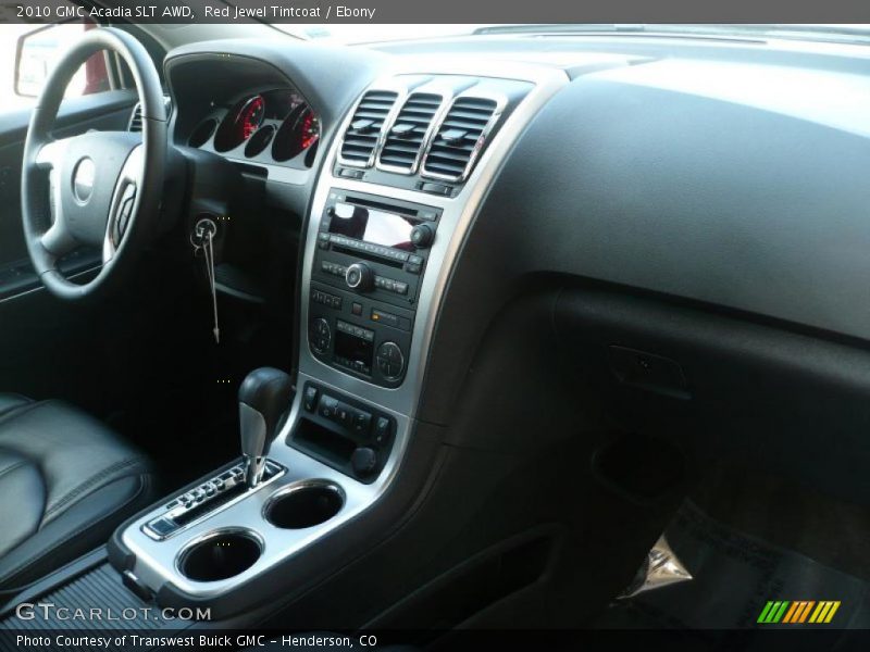 Red Jewel Tintcoat / Ebony 2010 GMC Acadia SLT AWD