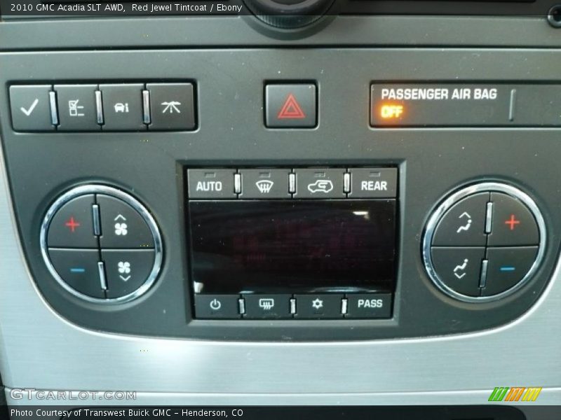 Red Jewel Tintcoat / Ebony 2010 GMC Acadia SLT AWD