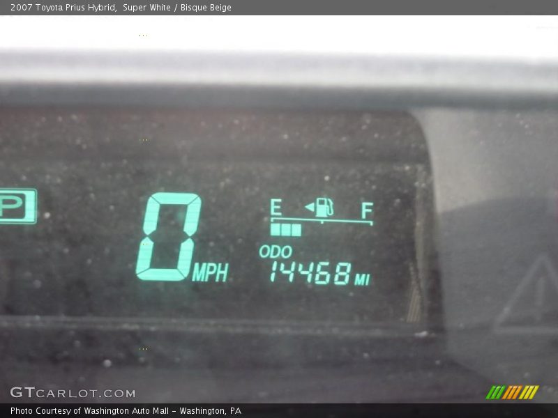 Super White / Bisque Beige 2007 Toyota Prius Hybrid